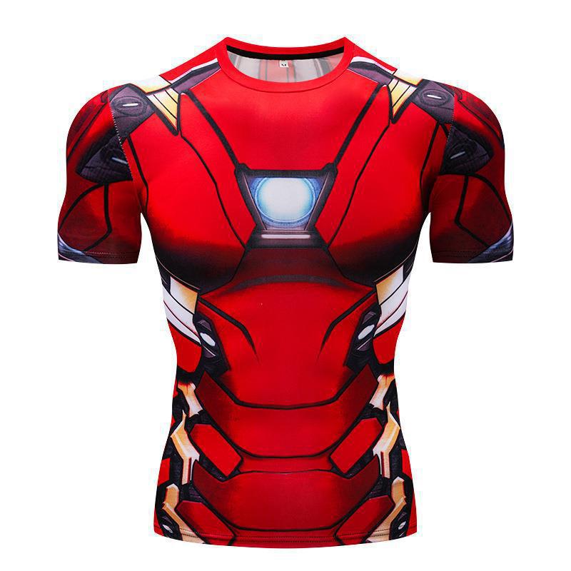 Marvel DC Superheroes 3D Digital Print T-Shirt