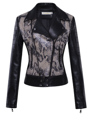 Genuine Leather Women's Jacket - Short Blazer Style