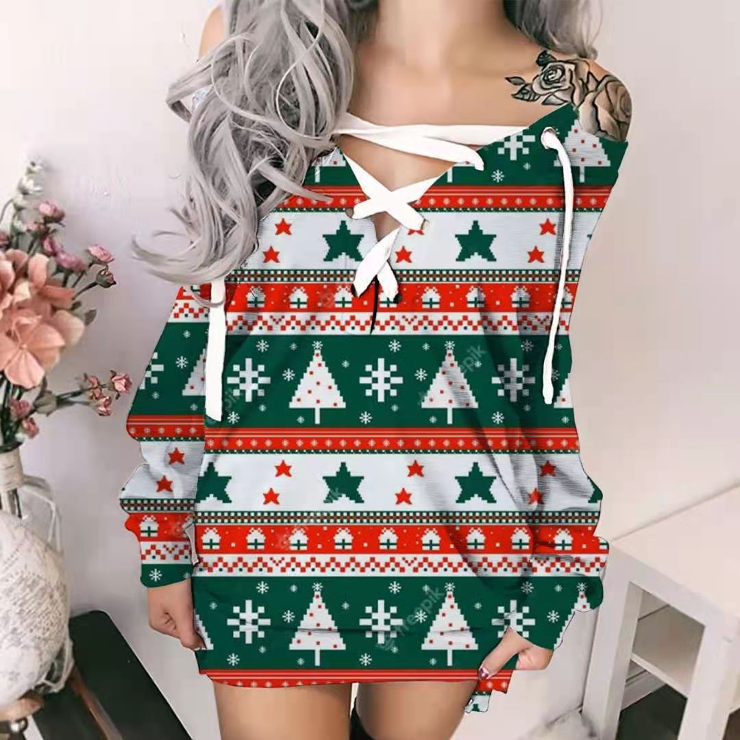 Women's Long Sleeve Sweater for Autumn and Winter
