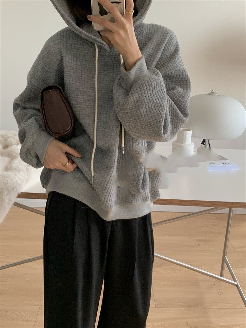 Hooded Sweater for Women - Cozy Winter Loose Top