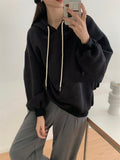 Hooded Sweater for Women - Cozy Winter Loose Top