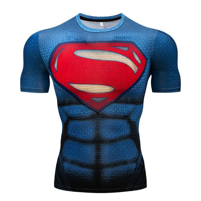 Marvel DC Superheroes 3D Digital Print T-Shirt