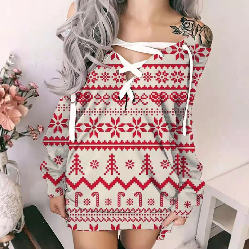 Women's Long Sleeve Sweater for Autumn and Winter