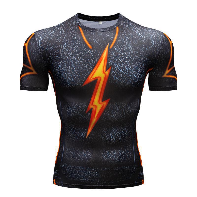 Marvel DC Superheroes 3D Digital Print T-Shirt