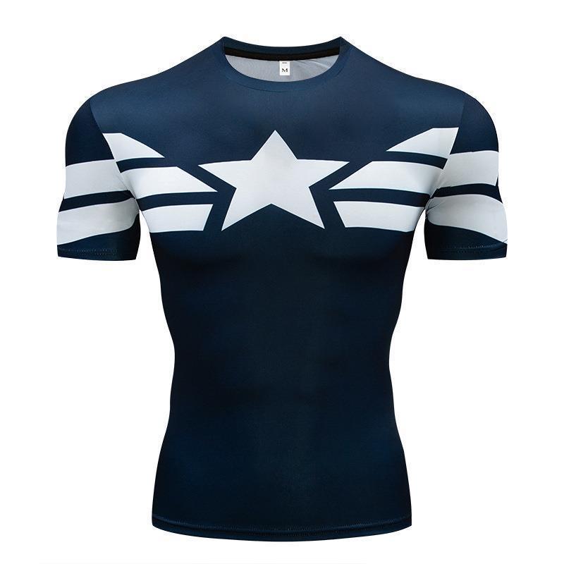 Marvel DC Superheroes 3D Digital Print T-Shirt