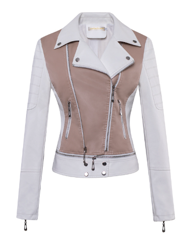 Genuine Leather Women's Jacket - Short Blazer Style