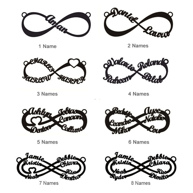 DIY Infinite Infinity Name Necklace for Mother's Day