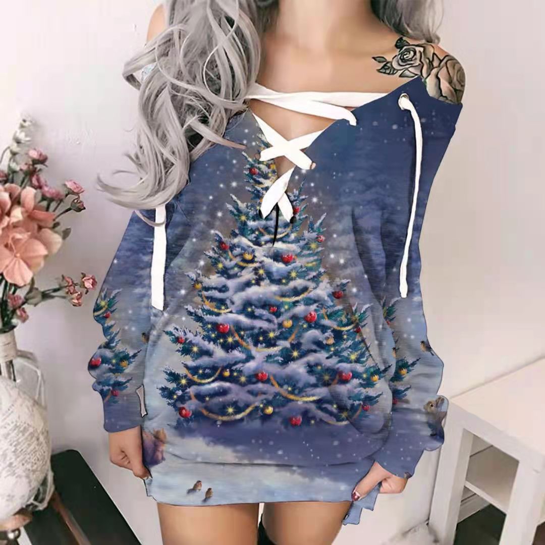 Women's Long Sleeve Sweater for Autumn and Winter