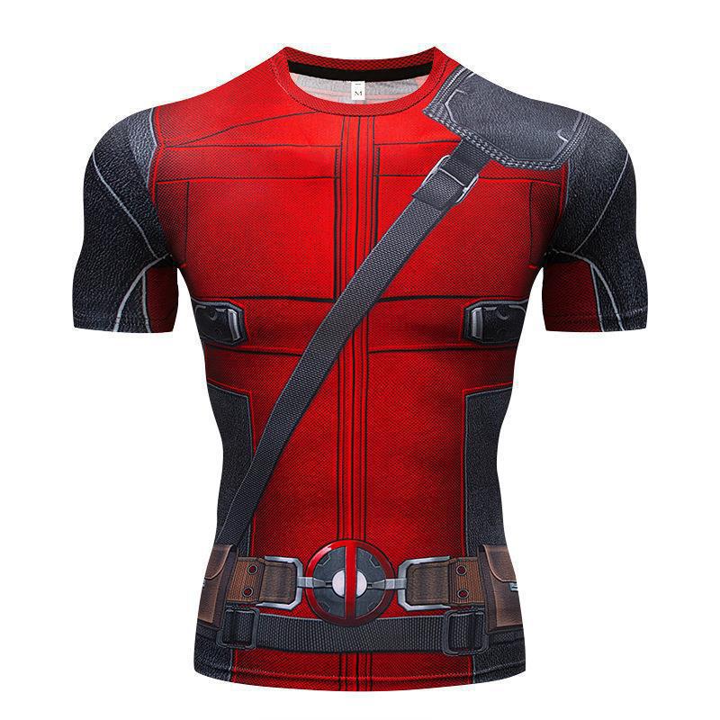 Marvel DC Superheroes 3D Digital Print T-Shirt