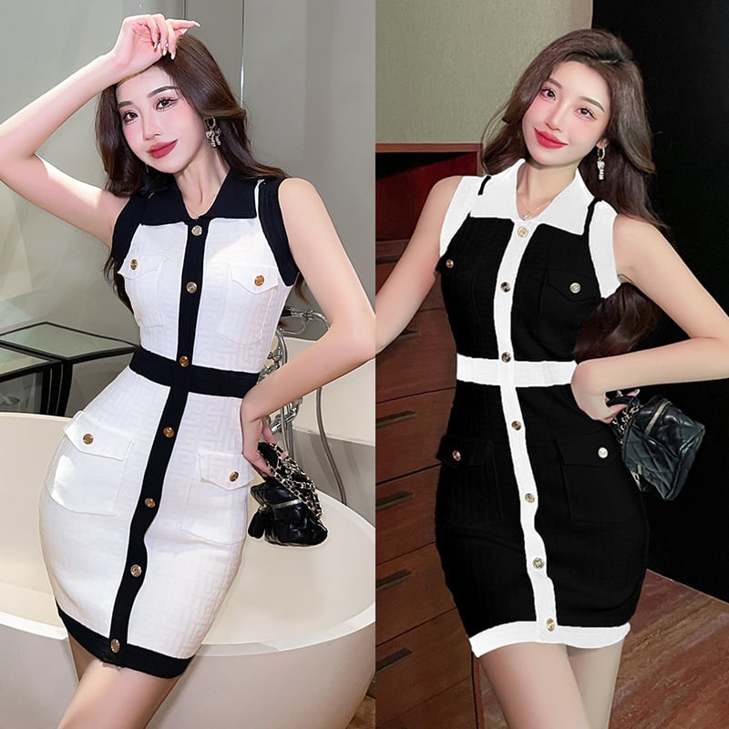 High-Quality Color-Blocking Slim Ladies Hip Bag