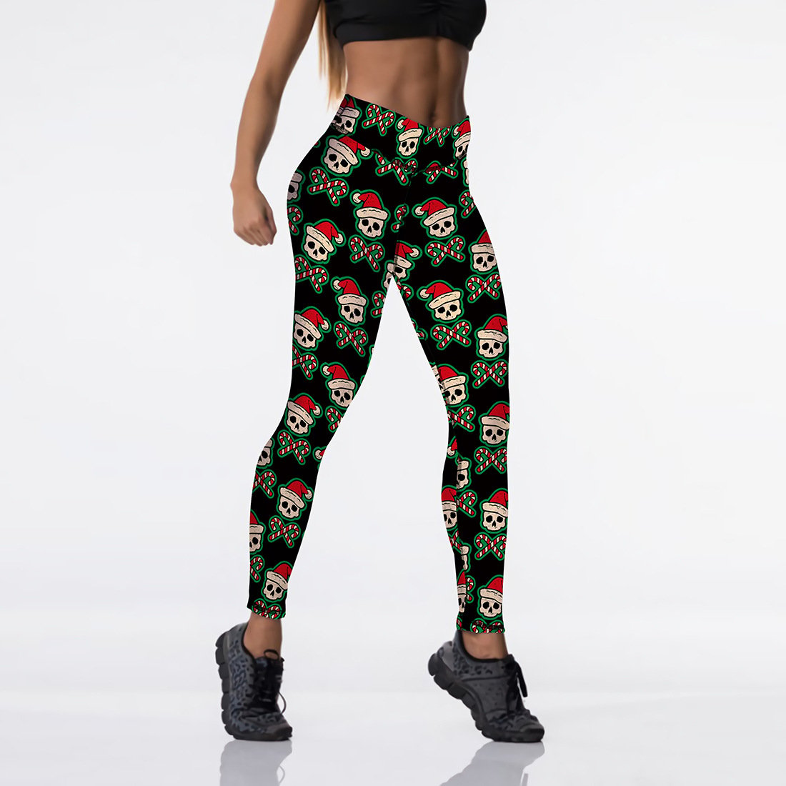Halloween Character Print Leggings for Women