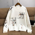 Embroidered Cotton Sweatshirt for Youthful Vitality