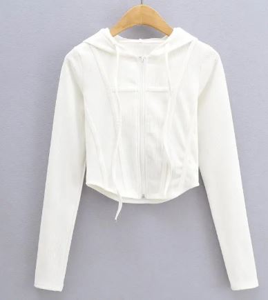 Hooded Cardigan Top Jacket