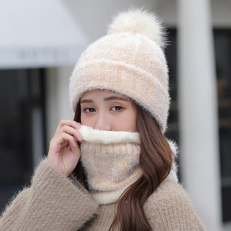Women's Thick Warm Fleece Winter Hat