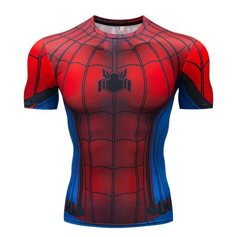 Marvel DC Superheroes 3D Digital Print T-Shirt