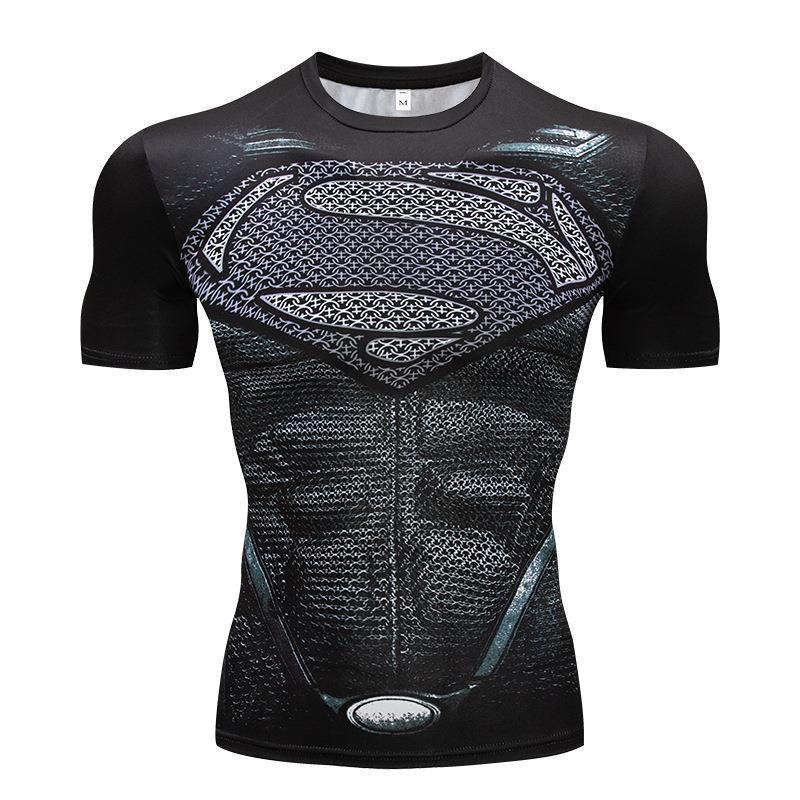 Marvel DC Superheroes 3D Digital Print T-Shirt