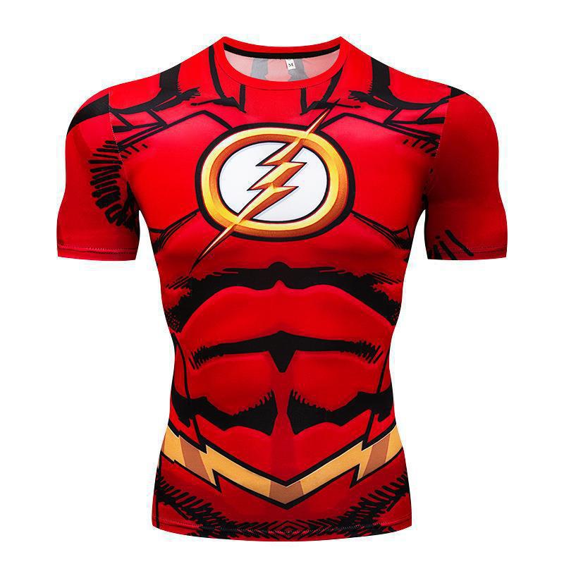 Marvel DC Superheroes 3D Digital Print T-Shirt