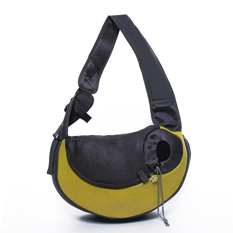 Portable Mesh Dog Bag for Travel and Comfort