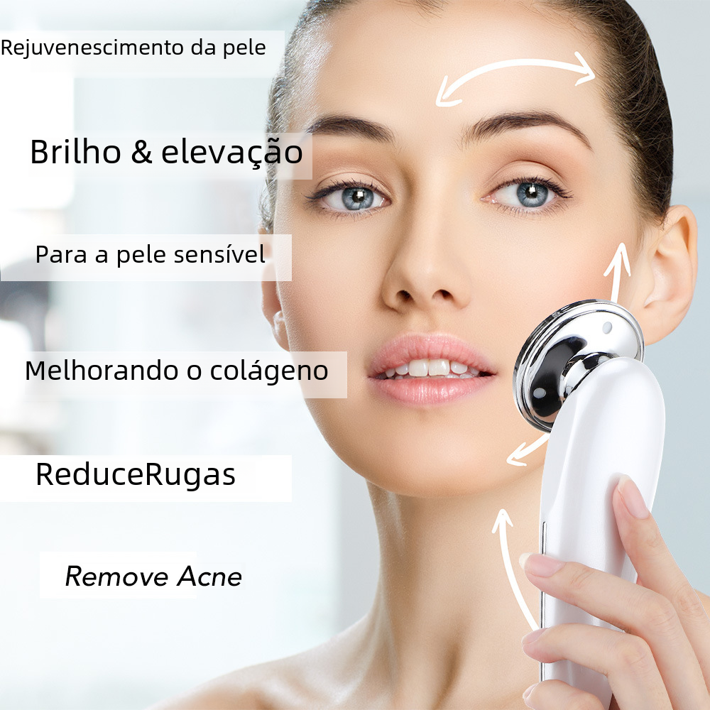 EMS Beauty Device with RF and Microcurrent Massage