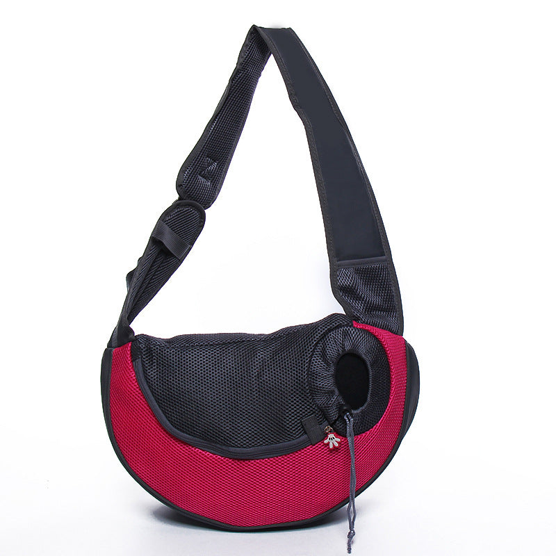 Portable Mesh Dog Bag for Travel and Comfort